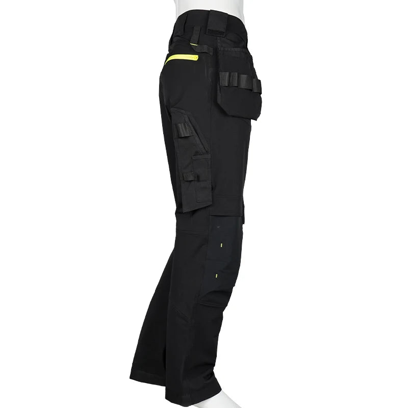 BLACK TROUSERS WITH FREE KNEE PADS